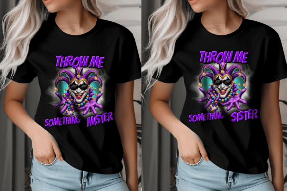 Catch the Spirit: The Mardi Gras Jester Graphic