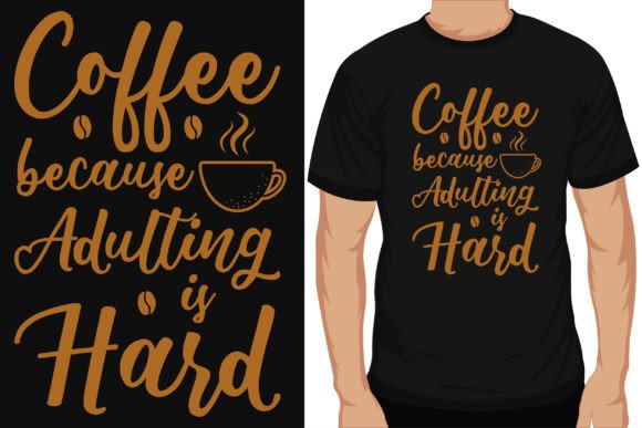 Coffee Drinking Graphic Typography Tshir: The Ultimate Design Asset