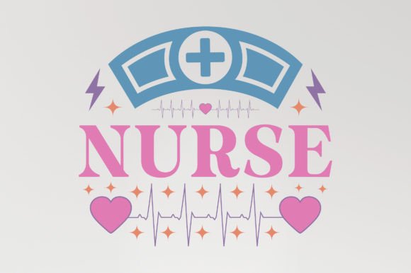 Nurse SVG Sublimation Graphic T-Shirt: A Design Asset for Healthcare Creators