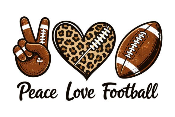 Peace Love Football: A Graphic Design for Passionate Projects