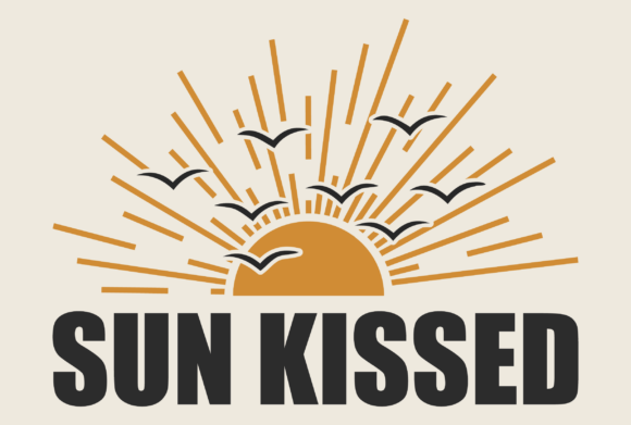 Radiate Retro Charm: The Sun Kissed Vector Graphic Guide