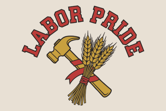 Unite Your Design: The Labor Pride Hammer & Wheat Graphic