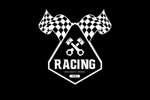 Unleash Speed: Racing Team Graphic Tee Design