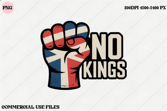 Unleashing the No Kings Fist Union Jack Graphic Design